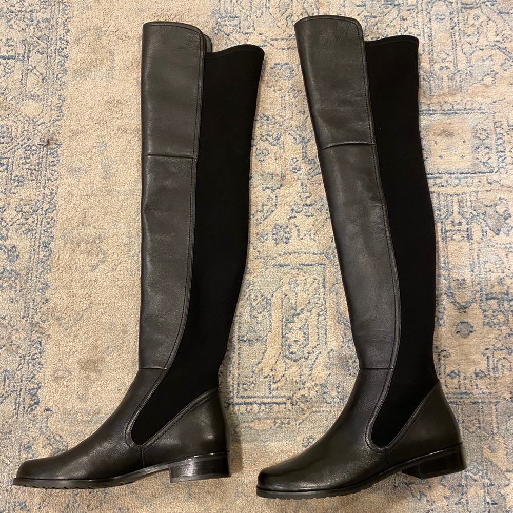 NEW Stuart Weitzman Leather Over The Knee Boot
